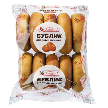 Бублик АЛЕШИНА сдобный яичный 460 гр без змж