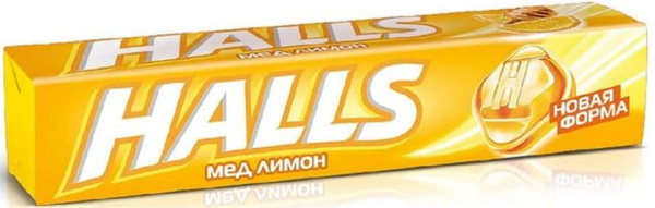 Леденцы ХОЛЛС Мед/лимон 25гр
