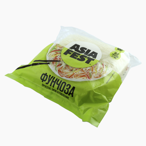 Фунчоза АЗИЯ ФЕСТ из крахмала бобов, гороха, кукурузы 100гр
