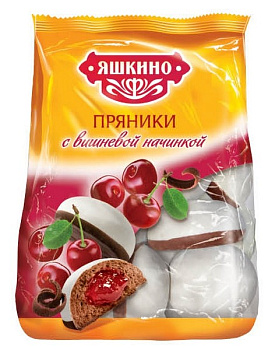 Пряники  с вишневой начинкой ЯШКИНО 350гр ЯП906