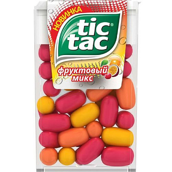 Драже ТИК-ТАК Фруктовый микс 16 гр