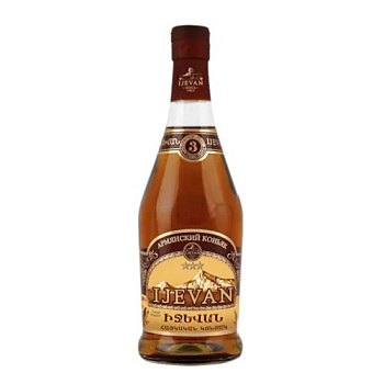 Коньяк ИДЖЕВАН ординарный 3 года 0,5л 40%