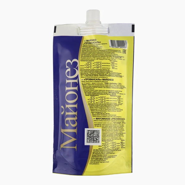Майонез ЯНТА Провансаль 200гр дой-пак