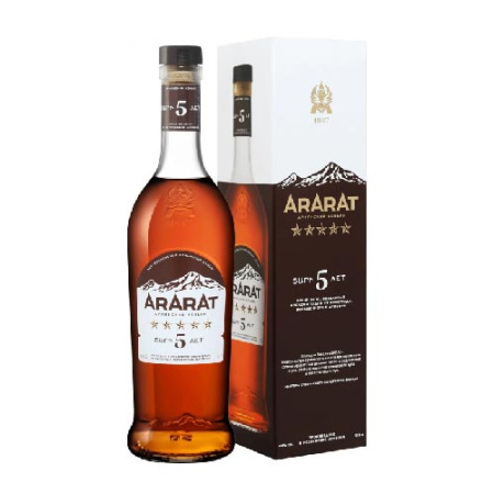 Коньяк АРАРАТ 5 звезд п/уп. 0,5л 40%