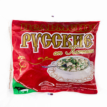 Пельмени КАТЮША Русские 400 гр