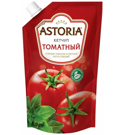 Кетчуп АСТОРИЯ томатный 330 гр дой пак