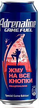 Напиток энергетический АДРЕНАЛИН игровая энергия 0,449 л ж/б
