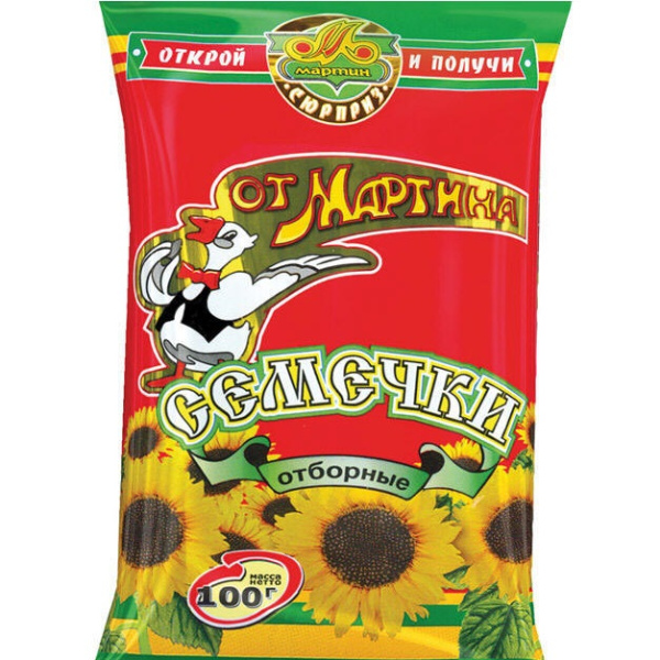Семечки ОТ МАРТИНА Отборные 100гр