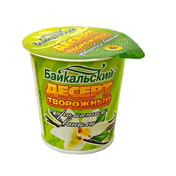 Десерт молочный ЯНТА Байкальский с ванилином 6% без змж 200гр