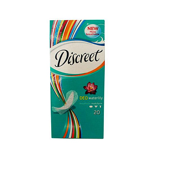 Прокладки ежедневные ДИСКРИТ Ватер лили сингл 20шт