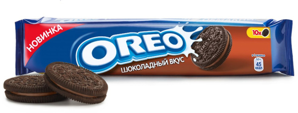 Печенье ОРЕО с какао и начинкой с вкусом шоколада 95 гр