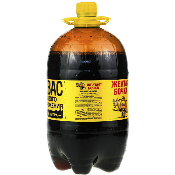Квас ЖЕЛТАЯ БОЧКА 1,5 ПЭТ