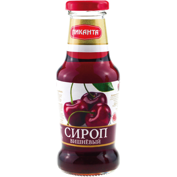 Сироп ПИКАНТА Вишневый 300гр ст/б