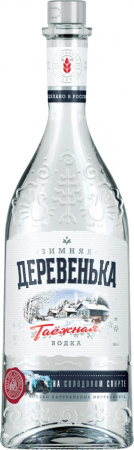 Водка ЗИМНЯЯ ДЕРЕВЕНЬКА Таежная 0,7л 40%