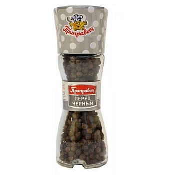 Перец ПРИПРАВЫЧ черный горошек 43гр мельница