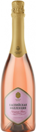 Вино игристое розовое КАСПИЙСКАЯ КОЛЛЕКЦИЯ п/сл. 0,75л 11%