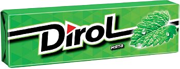 Жевательная резинка ДИРОЛ Подушечки мята 13,6гр