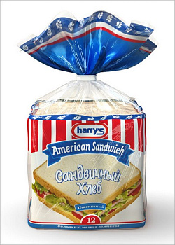 Хлеб ХАРИС сэндвичный пшеничный  470гр