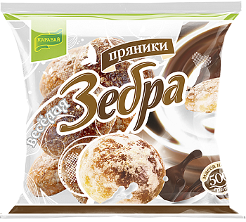 Пряники Зебра КАРАВАЙ 500гр
