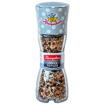 Приправа ПРИПРАВЫЧ смесь перцев 44гр мельница