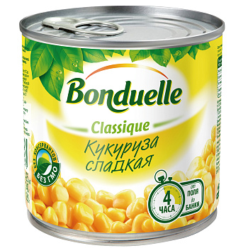 Кукуруза сладкая БОНДЮЭЛЬ 425 гр ж/б