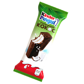 Пирожное КИНДЕР ПИНГВИ кокос без змж 30гр