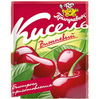 Желе ПРИПРАВЫЧ Вишня 100гр пакет