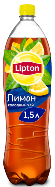 Чай ЛИПТОН ХОЛ лимон 1,5 л ПЭТ
