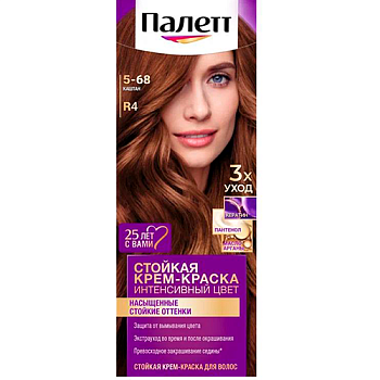 Краска д/волос ПАЛЕТТ R 4 Каштан 50мл