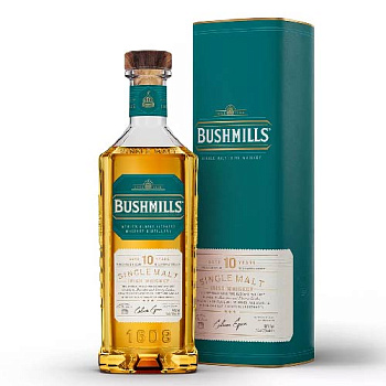 Виски БУШМИЛЗ Сингл Молт 10лет солодовый 0,7л п/у