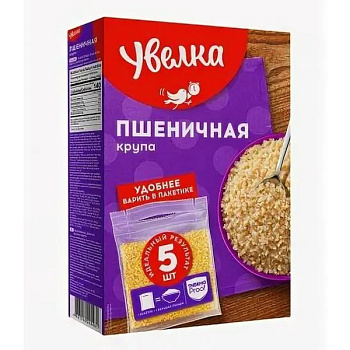 Крупа УВЕЛКА Пшеничная 5*80гр вар.пак.