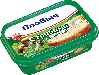 Сыр плавленый ПЛАВЫЧ грибы без змж 180гр