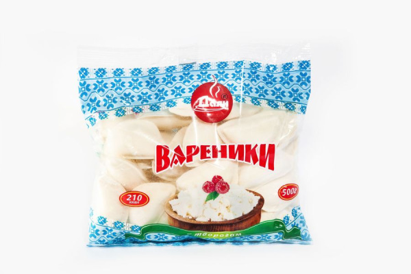Вареники с творогом ДАЛИ 500гр