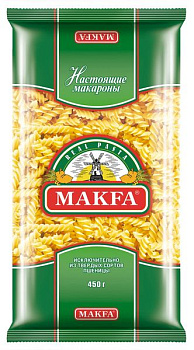 Макароны МАКФА Спирали 400гр