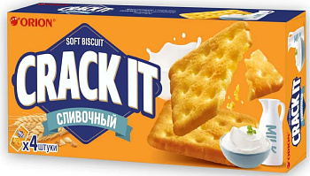 Печенье затяжное ОРИОН Крек-ит сливочный 80 гр