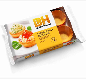 Тарталетки из песочного теста БАКЕР ХАУС  оригинальные 180 гр