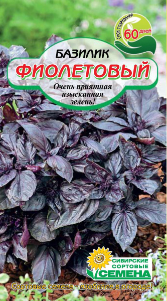 Семена Базилик Фиолетовый 0,5г Р арт.СС001810 ССС