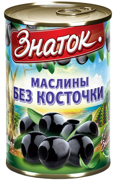 Маслины ЗНАТОК б/к 280 гр ж/б