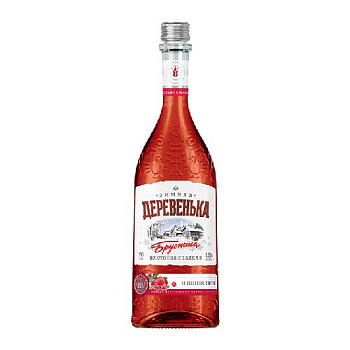 Настойка ЗИМНЯЯ ДЕРЕВЕНЬКА Брусника сладкая 0,5л 19%
