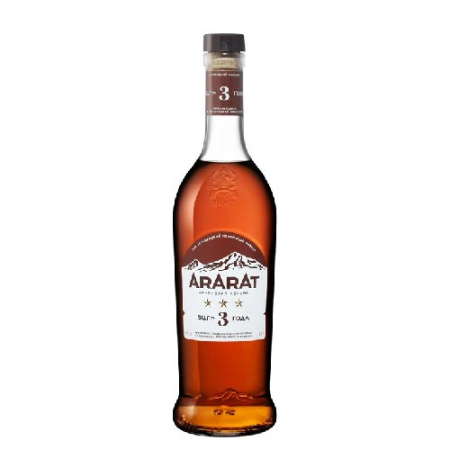 Коньяк АРАРАТ 3 звезды 0,5л 40%