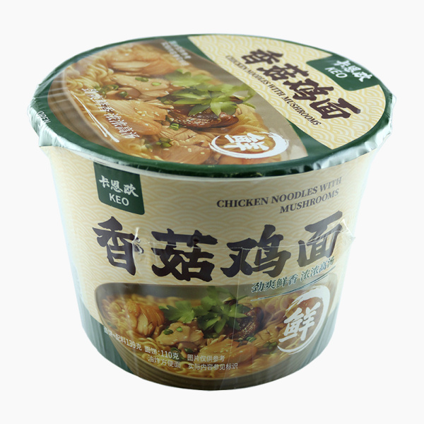 Лапша быстрого приготовления KEO большая порция со вкусом курицы чашка 139гр