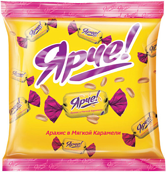 Конфеты ЯШКИНО Ярче с арахисом 500 гр НК556