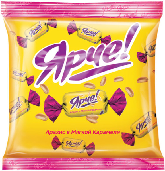 Конфеты ЯШКИНО Ярче с арахисом 500 гр НК556
