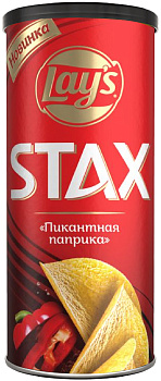 Чипсы ЛЕЙЗ Стакс Пикантная Паприка 140гр