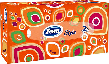 Платки носовые ЗЕВА Эвридей в коробке 100 шт