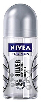 Дезодорант-антиперспирант мужской НИВЕЯ Серебряная защита ролик 50мл