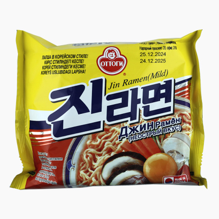 Лапша Оттоги ДЖИН РАМЁН неострый вкус м/п 120г*20