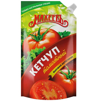Кетчуп МАХЕЕВЪ томатный 300 гр дой пак