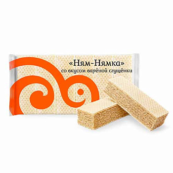 Вафли СЛАДОНЕЖ Ням-нямка вар.сгущ. 200гр