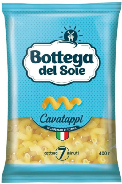 Макароны БОТТЭГА ДЭ СОЛ Рожки 400 гр. ЯР008